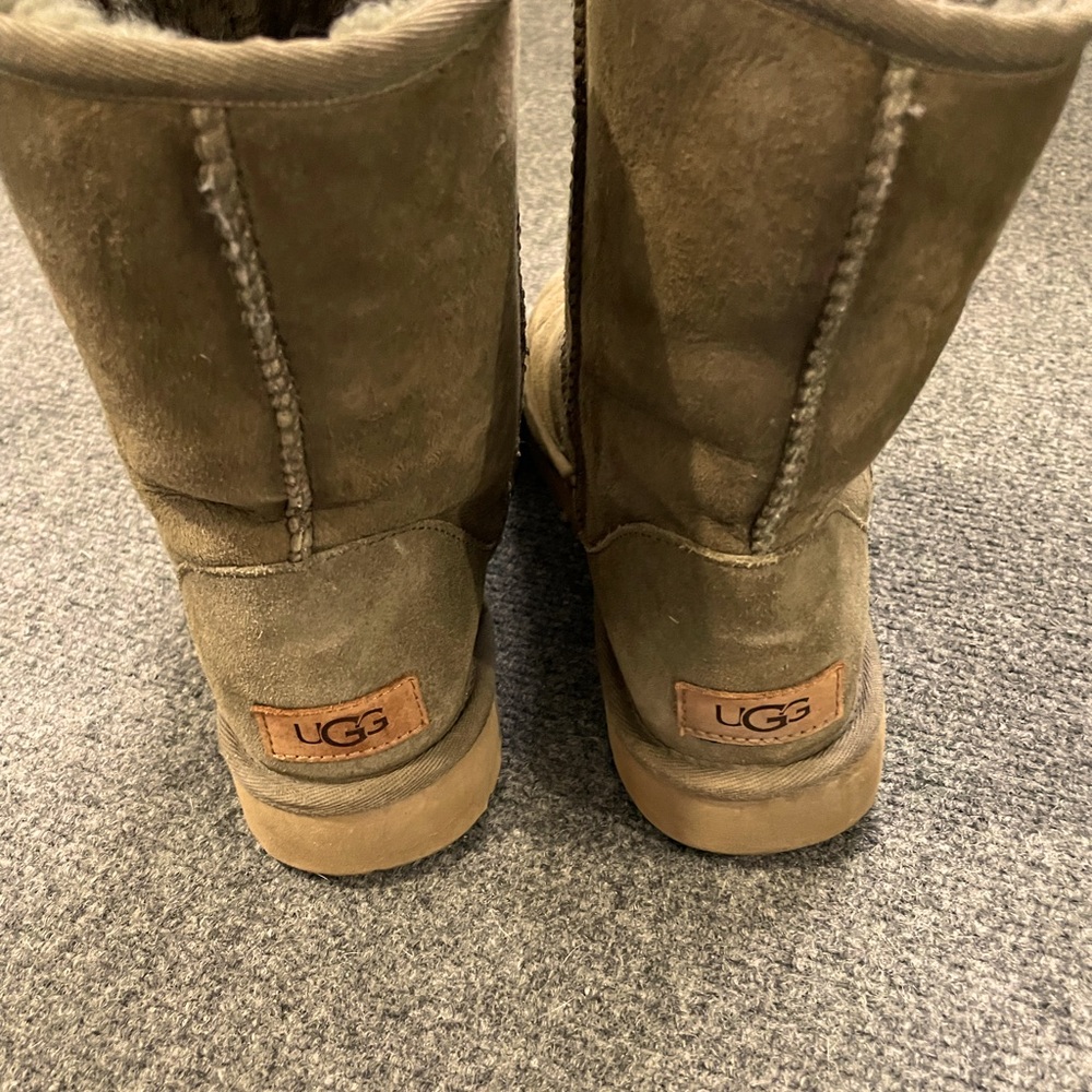 Olive green UGG boots